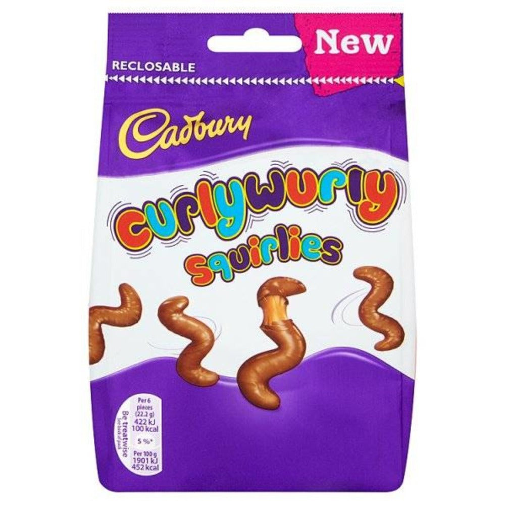 Cadbury Curly Wurly Squirlies Bag