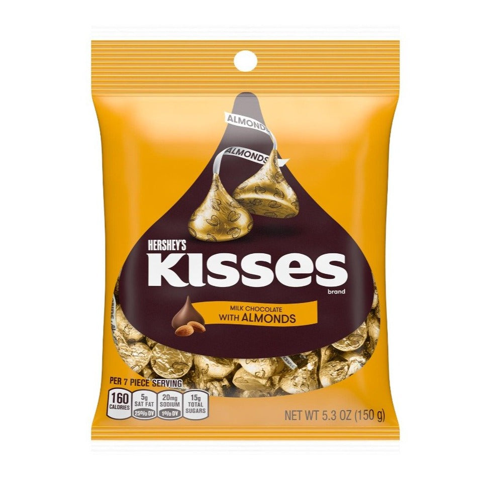 Hershey's Kisses Milk Chocolate with Almonds