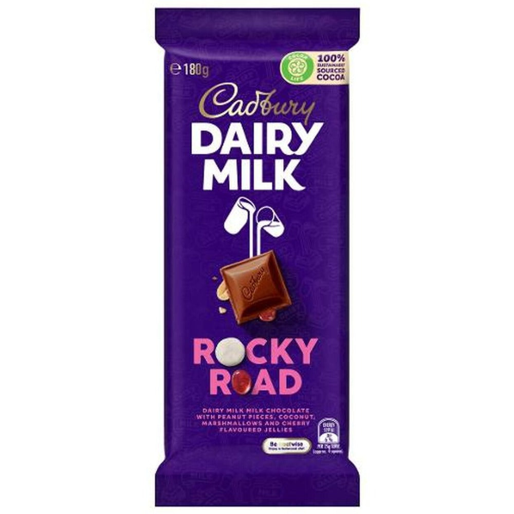 Cadbury Dairy Milk Australia Rocky Road Chocolate Block