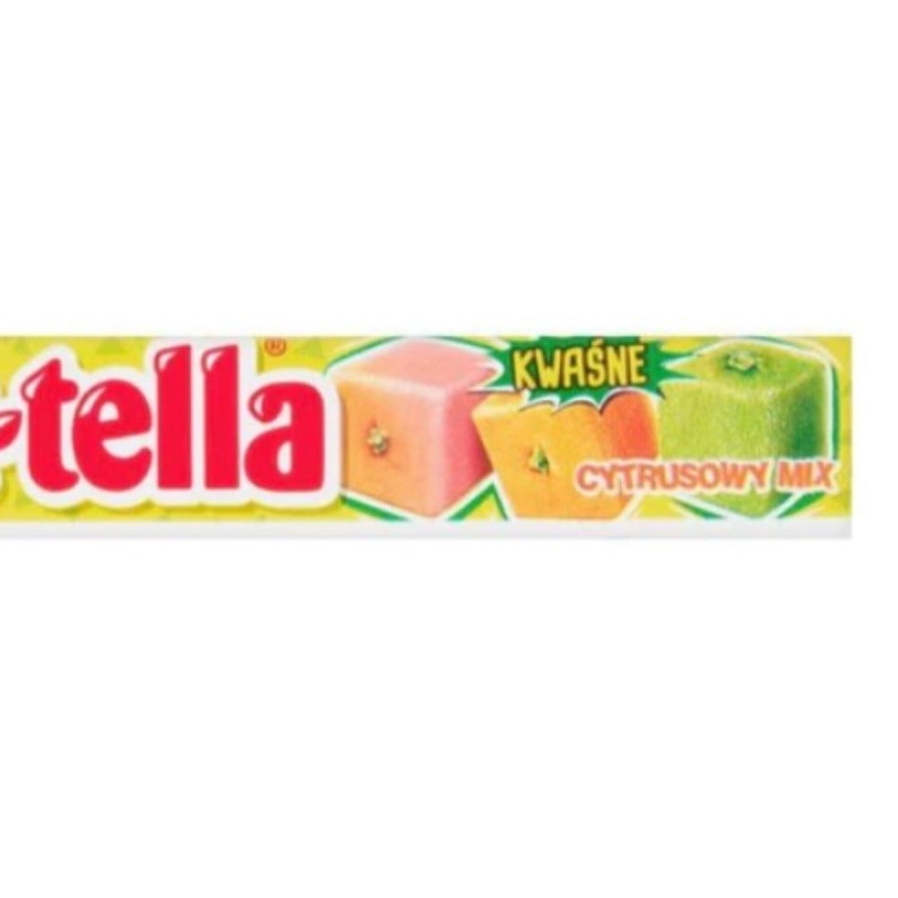 Fruit-tella Chewy Toffee Stick Cirtus Mix( Kwasne)