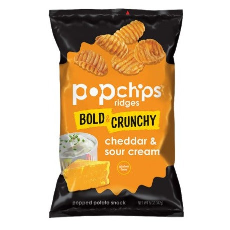 Pop Chips - Cheddar & Sour Cream Ridges