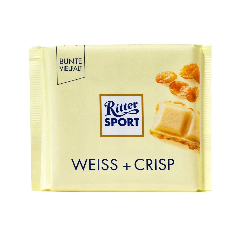 Ritter Sport - White Chocolate with Corn Flakes and Rice Flakes
