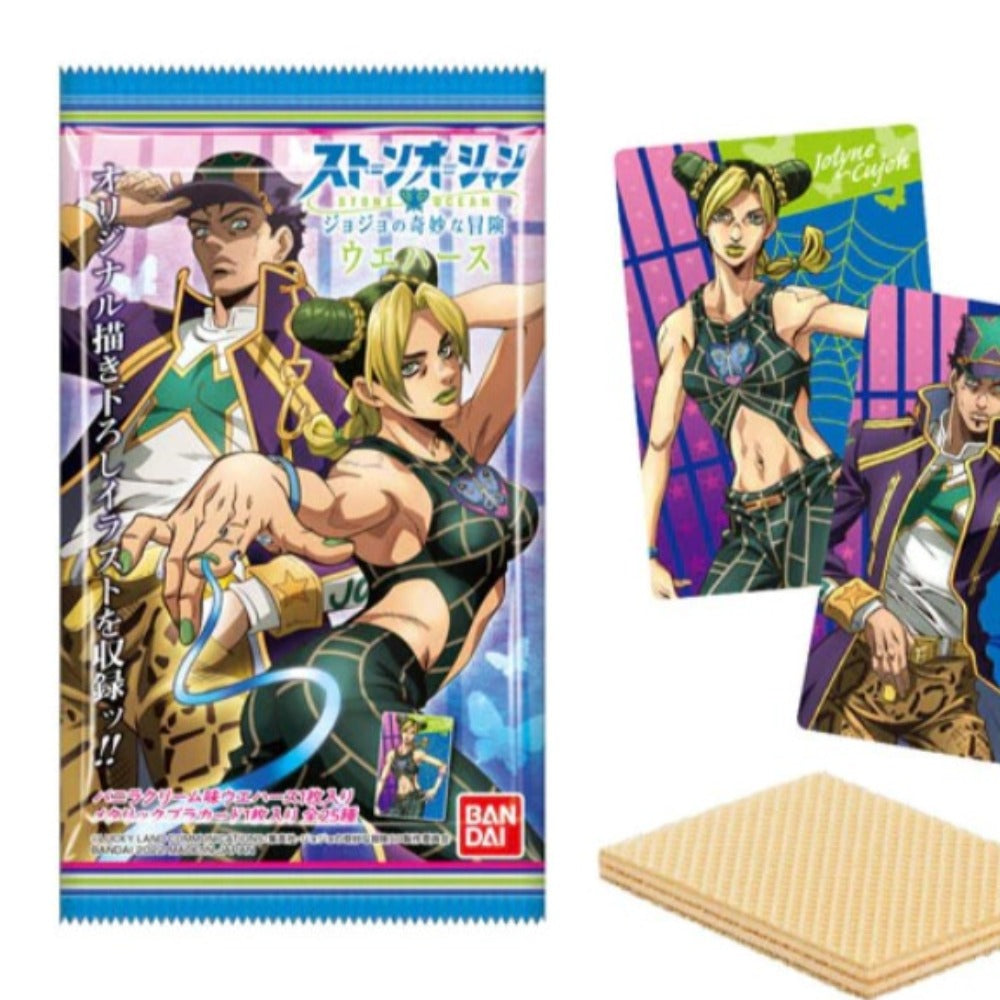 Bandai Stone Ocean Jojo Wafer with Sticker