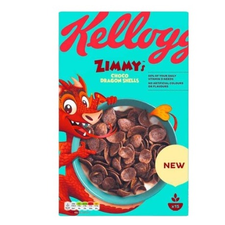 Kellogg's Zimmy's Choco Dragon Shells